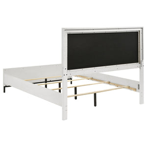 Taraval - Queen Upholstered Panel Bed - White