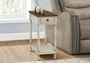Accent End Table, 2 Tier, Storage Drawer, Traditional Stylish Design - Best Buy Furniture