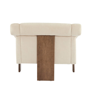Sierra - Vintage Modern Accent Chair With Deep Cushions And Wide Armrests