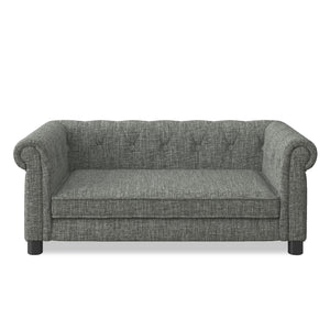Modern Elegant Rectangle Pet Bed, Durable Elevated Dog Sofa