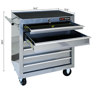 7 Drawers Multifunctional Tool Cart With Wheels