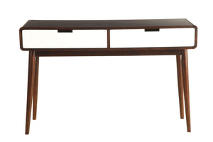 Christa - Sofa Table - White / Espresso - Best Buy Furniture