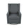 Landau Contemporary Fabric Upholstered Swivel Recliner - Best Buy Furniture