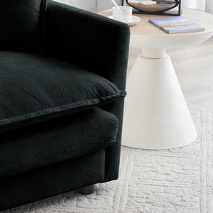 Chenille Fabric Ottomans Footrest to Combine with Sofas