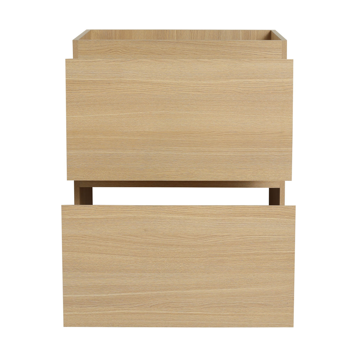 Modern Freestanding Bathroom Vanity Cabinet With Double Drawer