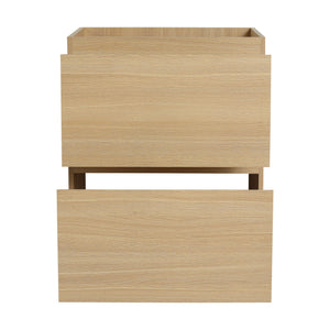 Modern Freestanding Bathroom Vanity Cabinet With Double Drawer