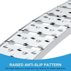7.5FT Heavy Duty Aluminum Loading Ramp Set for Pickup Truck Beds