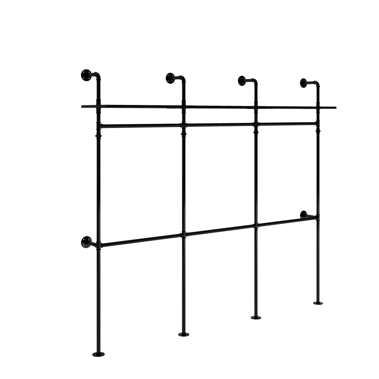 Industrial Pipe Clothing Rack