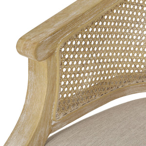 Curved Backrest Accent Chair