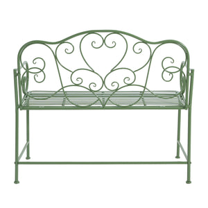 Sunnydaze Outdoor Garden Bench - Green
