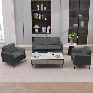 Upholstered Loveseat, For Living Room