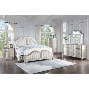 Katerina - 5 Drawer Chest With Hidden Drawer - Oak