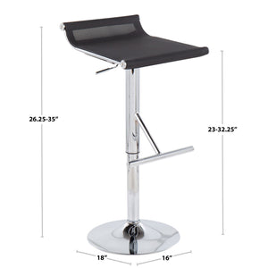 Mirage Ale - Contemporary Adjustable Bar Stool