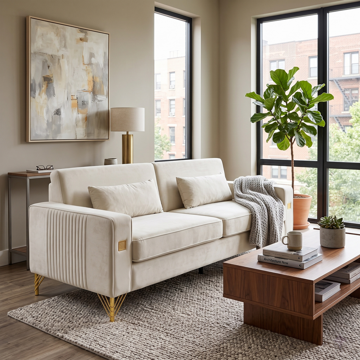 Modern FX-P18-BE Sofa