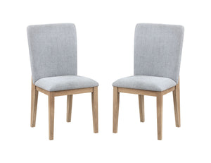 Caspian - And Oak Finish Dining Chair (Set of 2) - Gray