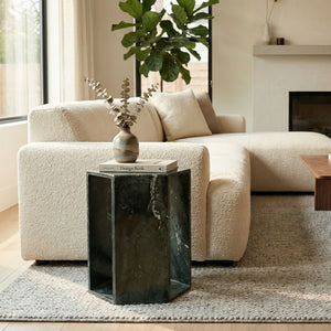 Modern Minimalist Hexagon Side Table