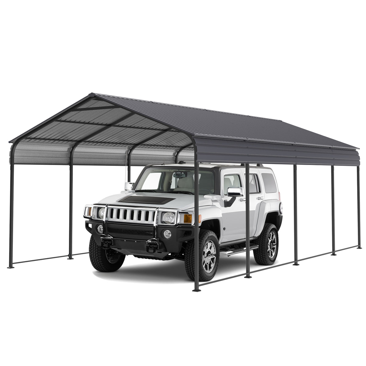 Heavy Duty Metal Carport 12 × 20 FT