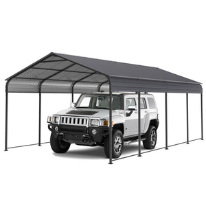 Heavy Duty Metal Carport 12 × 20 FT