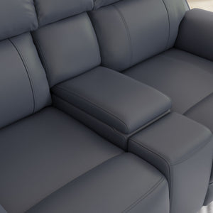 Oslo - Dual Power Reclining Loveseat With Console