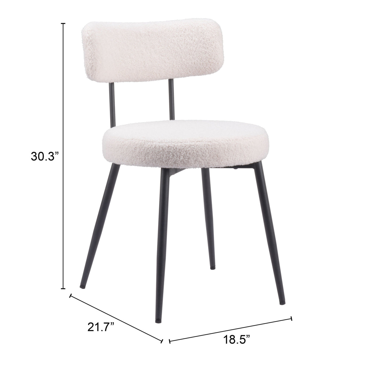 Zuo Modern Blanca Dining Chair (Set of 2)