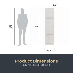 Perry Park - Modular Membrane Press Single Door Kit - Ivory