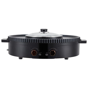 Hot Pot with Grill 1800W 2-in-1 Electric Smokeless Grill Hot Pot for 2-8 People