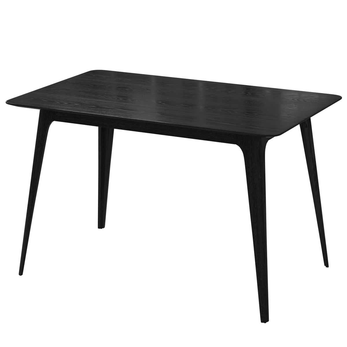 Mid-Century Modern Rubberwood Dining Table