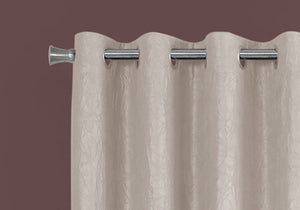 2 Pieces Set, Curtain Panel, Room Darkening, Grommet, Contemporary & Modern - Best Buy Furniture
