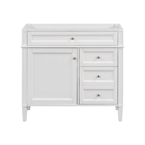 Bathroom Vanity With 2 Drawers And Tip-Out Drawer, Storage Cabinet