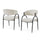Contemporary Upholstered Dining Chairs With Metal Legs (Set of 2) - Best Buy Furniture