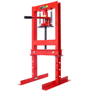 Hydraulic 6 Ton H-Frame Garage Floor Adjustable Shop Press