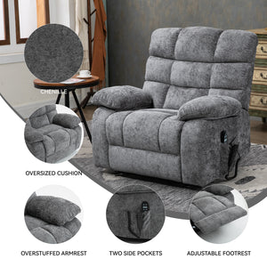 Lift Recliner Chair Heat Massage Dual Motor Infinite Position