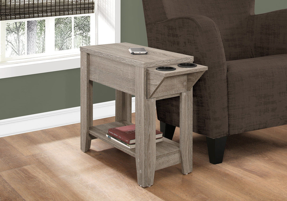 Accent Side Table, Storage, Lamp, Transitional Space-Saving Design - Best Buy Furniture