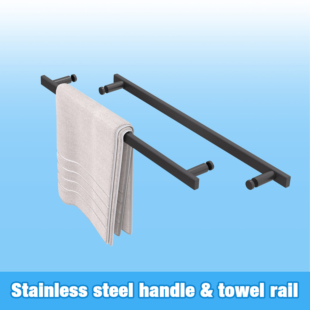 Aluminum Frame Double Sliding Shower Door