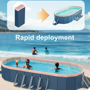 3.0m PVC Folding Pool (Not Inflatable)
