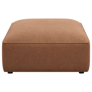 Colleen - 6 Piece Modular Sectional With Tight Seats - Terracotta