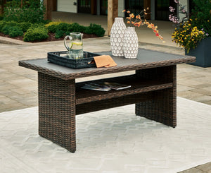 Brook Ranch - Rect Multi-use Table - Brown - Best Buy Furniture