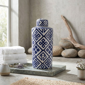 D6x14" Ceramic Jar