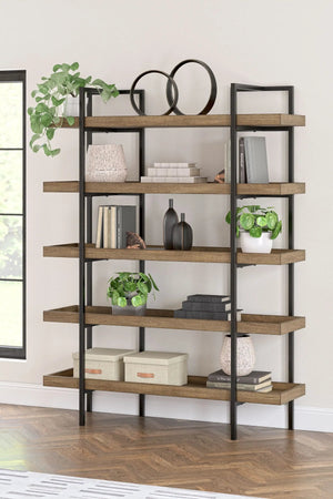 Montia - Bookcase - Light Brown - Best Buy Furniture
