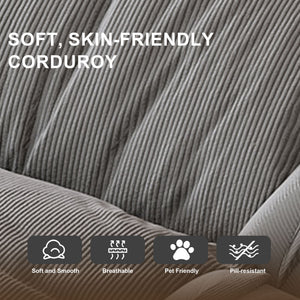 Upholstered Human Dog Bed for Adults and Pets