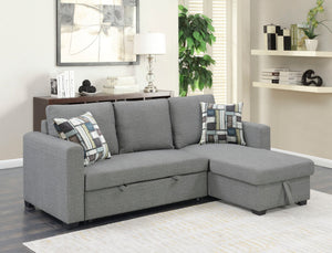 Pensole - Reversible Pop - Up Sleeper Sectional