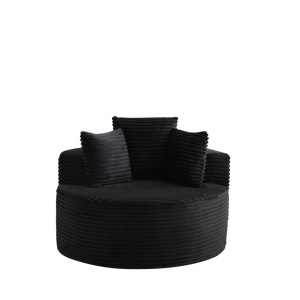 43-Inch Round Corduroy Single Sofa