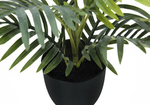 20" Tall, Artificial Plant, Palm, Indoor, Faux, Fake, Table, Greenery, Potted, Real Touch, Decorative - Green / Black - Best Buy Furniture
