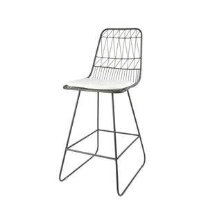Yearning - Iron Counter Stool With Water Resistant Cushion