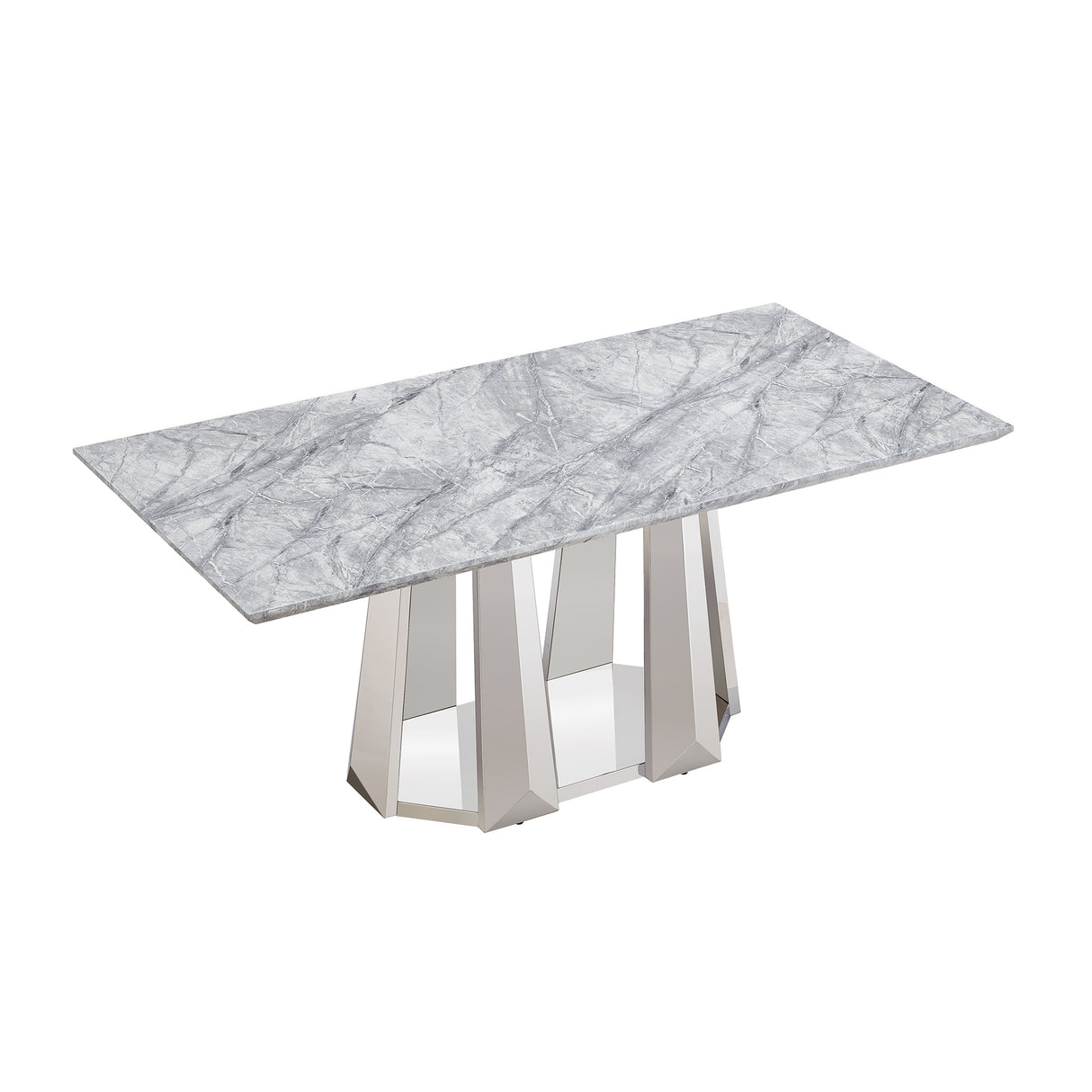 Marble Dining Table for 6 People