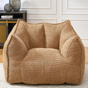 Comfortable Chenille Sofa Chairs With Highly Resilient Foam