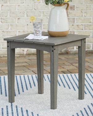 Visola - Square End Table - Gray - Best Buy Furniture