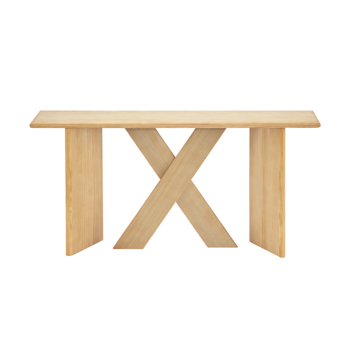 Minimalist Modern X‑Frame Console Table