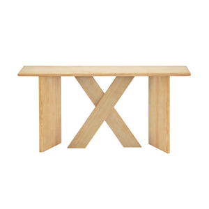 Minimalist Modern X‑Frame Console Table