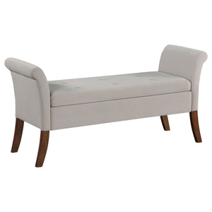 Pasley - Rolled Arm Storage Bench